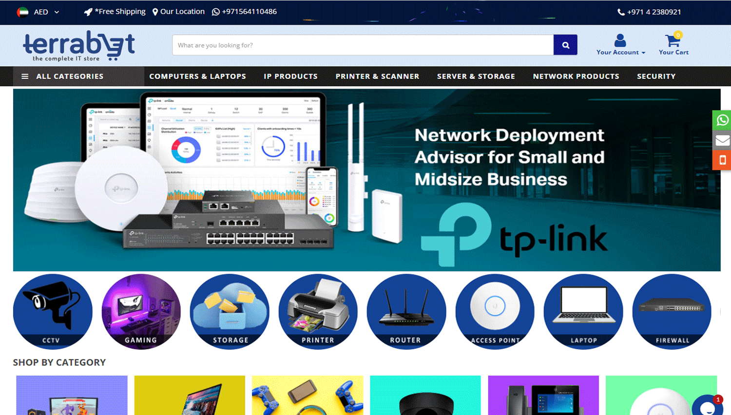 e-commerce website